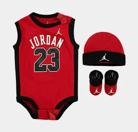 23 Jersey 3 Piece Set Infant Set (Red)