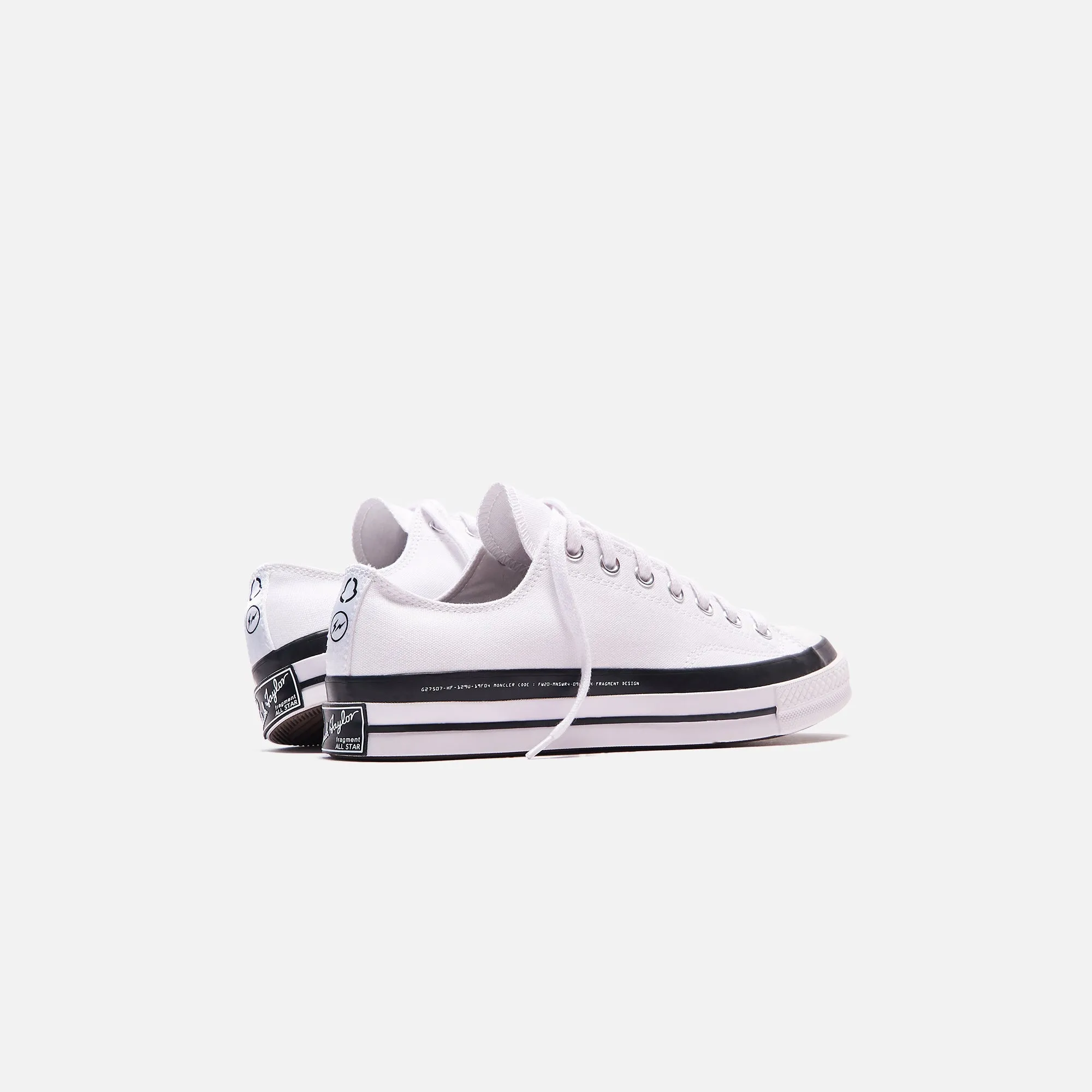 7 Moncler x Fragment x Converse Chuck 70 Fraylor - White