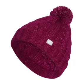 Adidas Golf Ladies Pompom Beanie - Power Berry