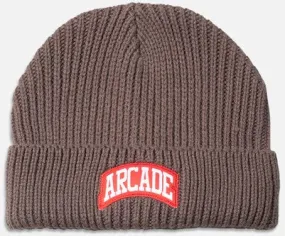 Arcade Arch Patch Beanie / Walnut