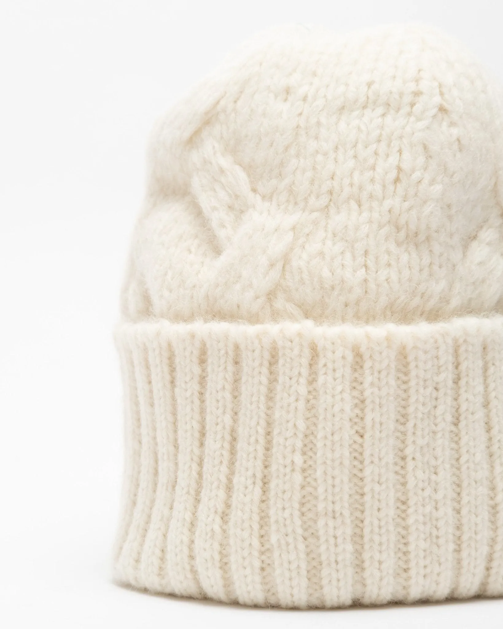 Beanie Powder White