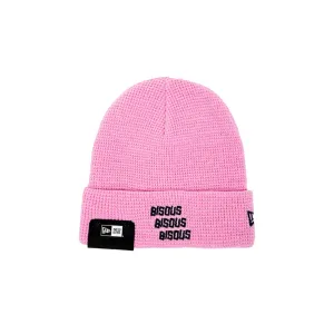 Bisous x New Era Waffle Beanie (Pink)