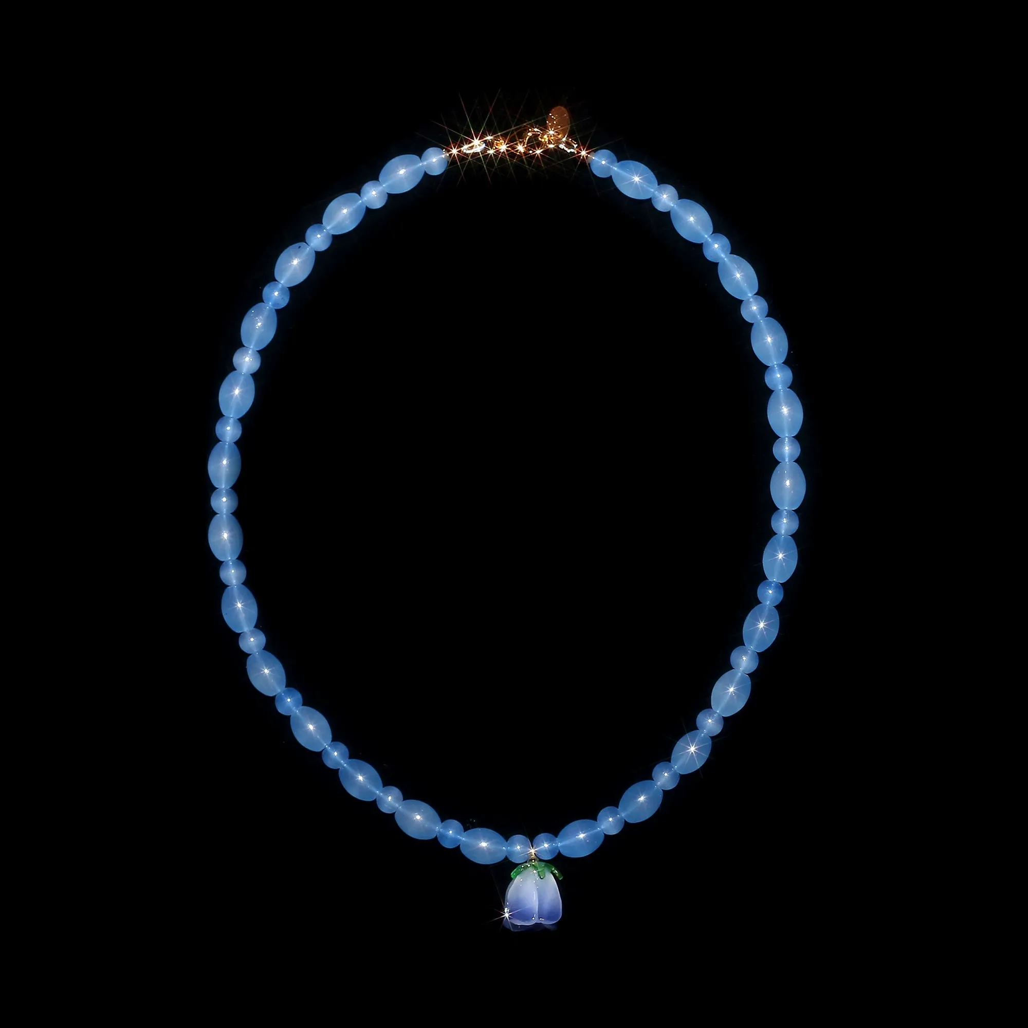 BLUE PRINCESS NECKLACE