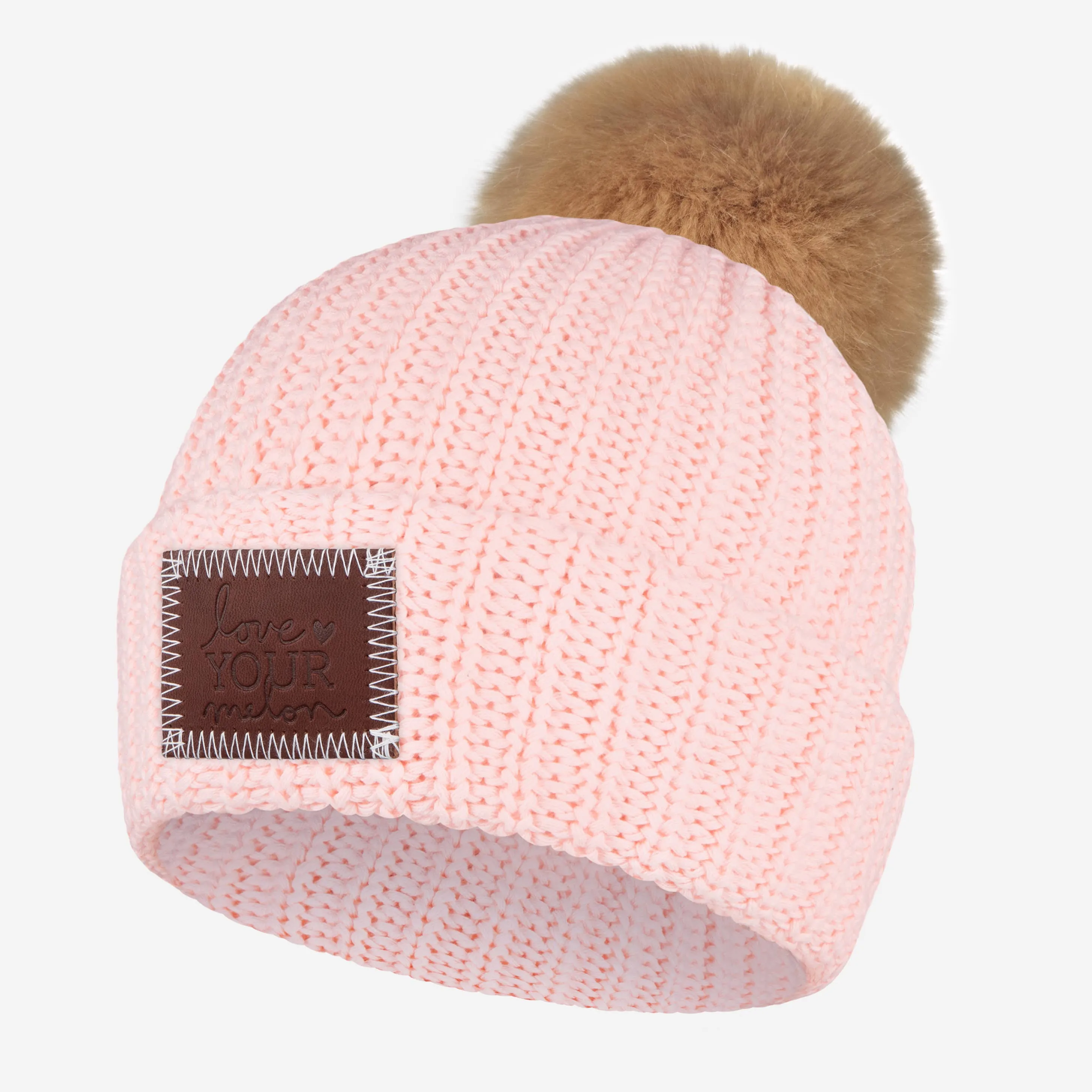 Blush Pom Beanie by Love Your Melon