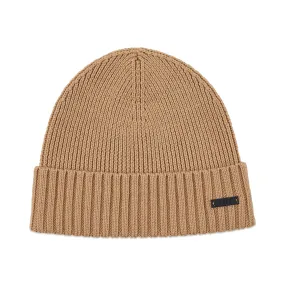 Boss Fati L Beanie Hat - Medium Beige