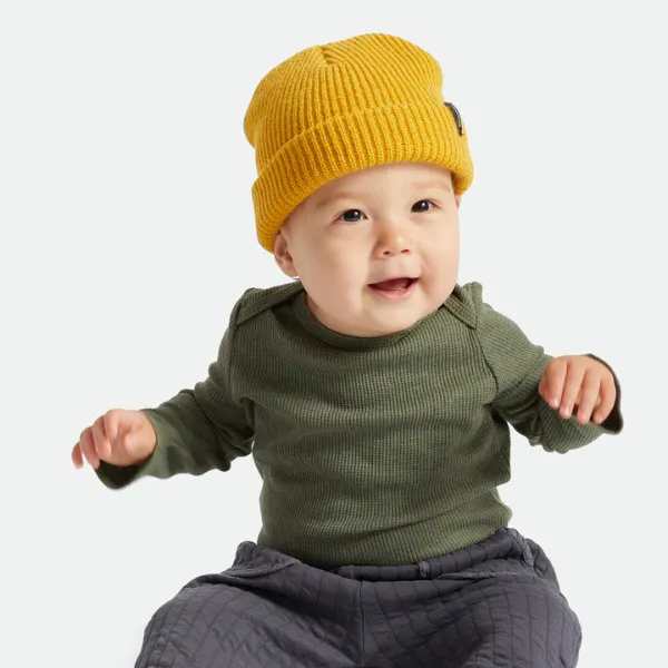 Brixton Baby Heist Beanie - Mustard