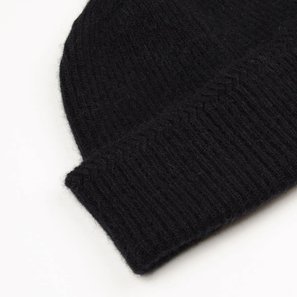 cableami - Baby Alpaca Beanie - Black