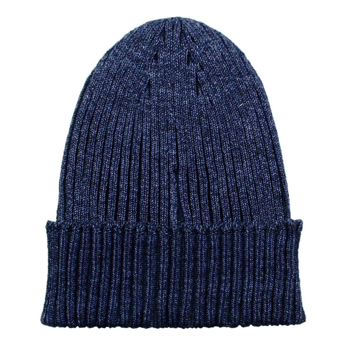 Cableami Womens Cotton Linen Beanie - Stylish Navy Accessory for All Seasons