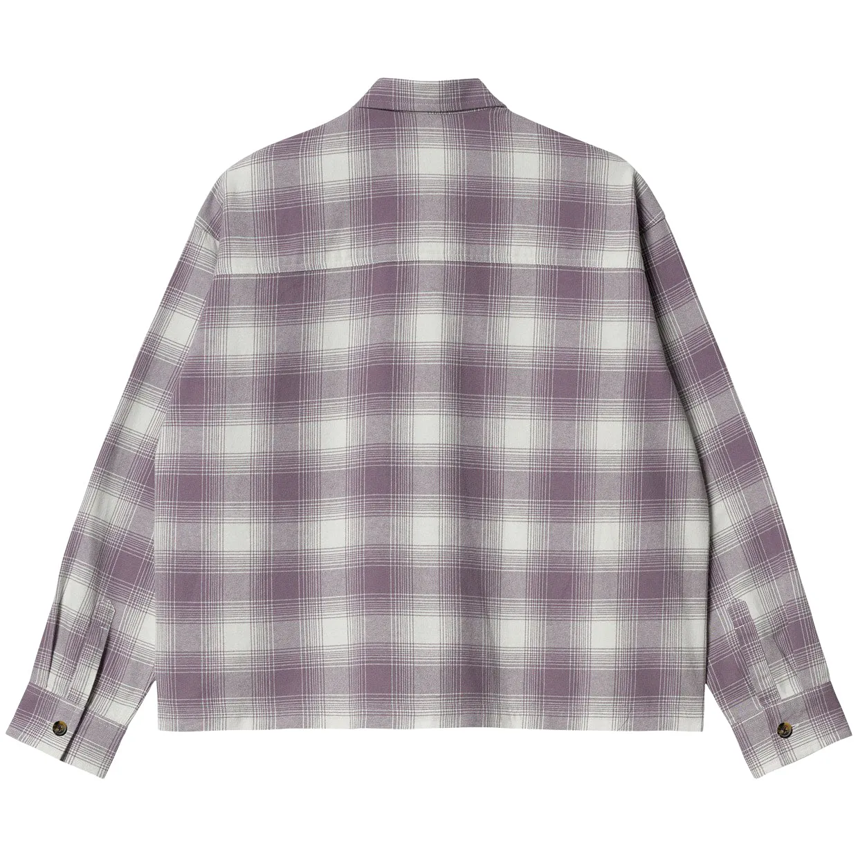 Camicia Donna Carhartt WIP W' L/S Deaver Viola / Panna