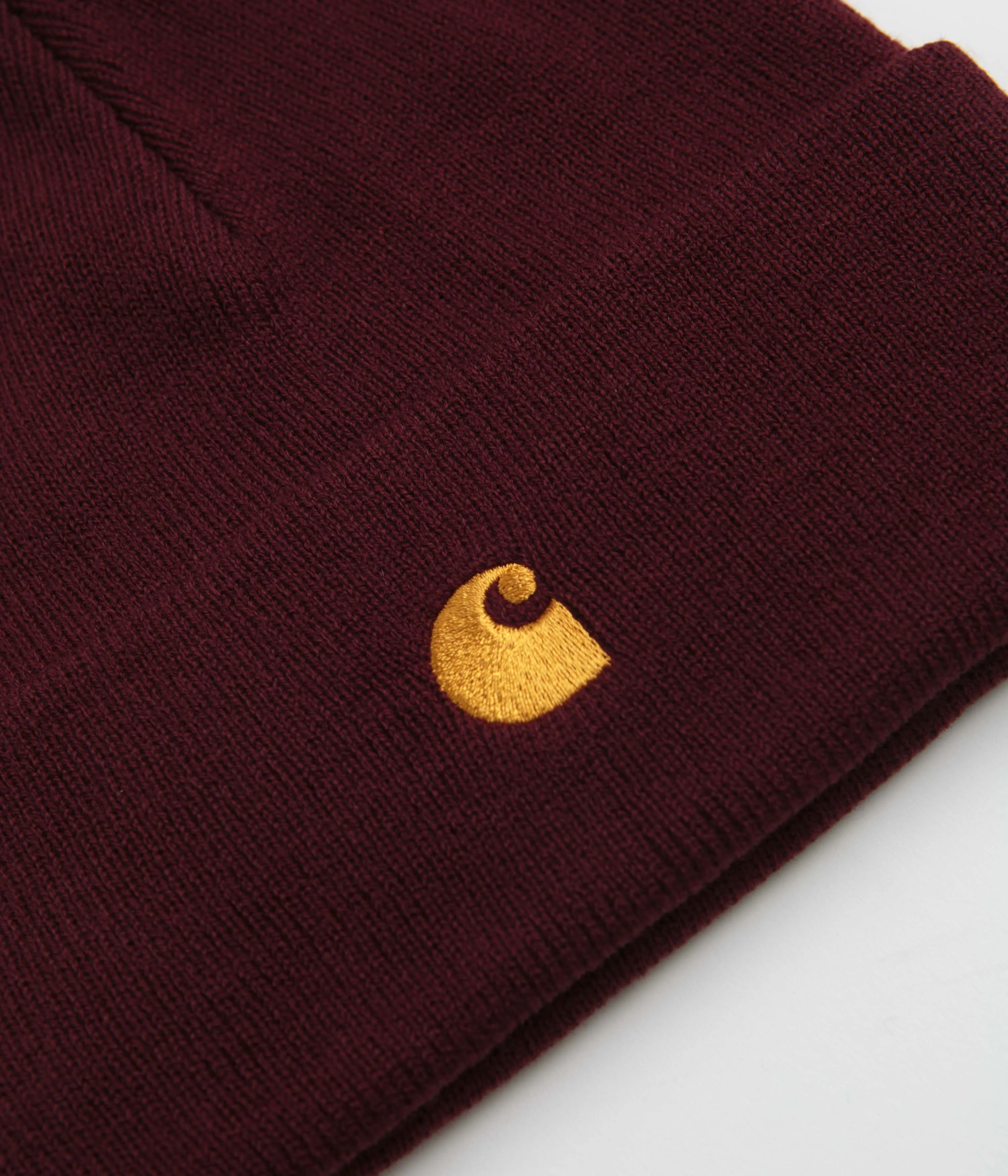 Carhartt Chase Beanie - Amarone / Gold