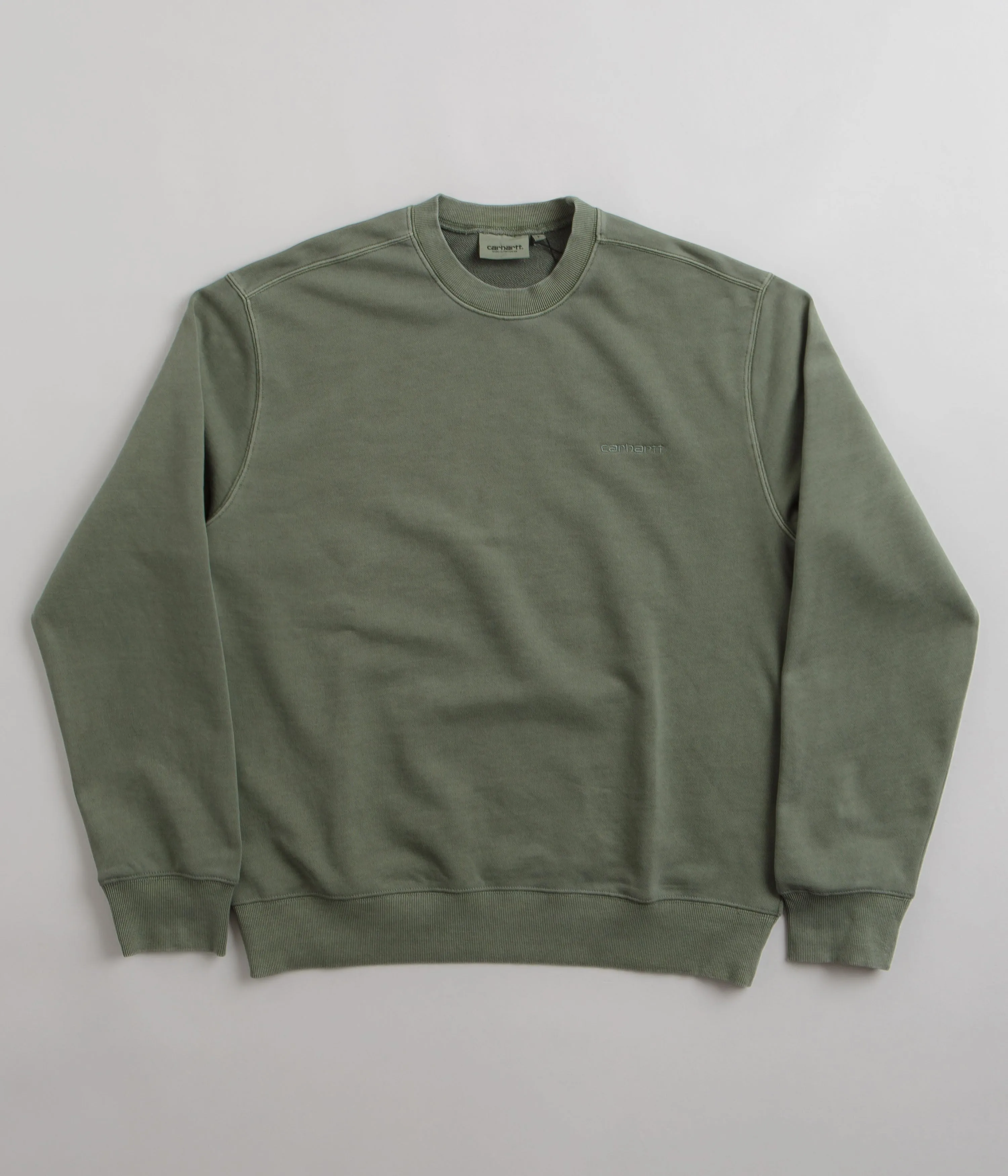 Carhartt Duster Script Crewneck Sweatshirt - Park