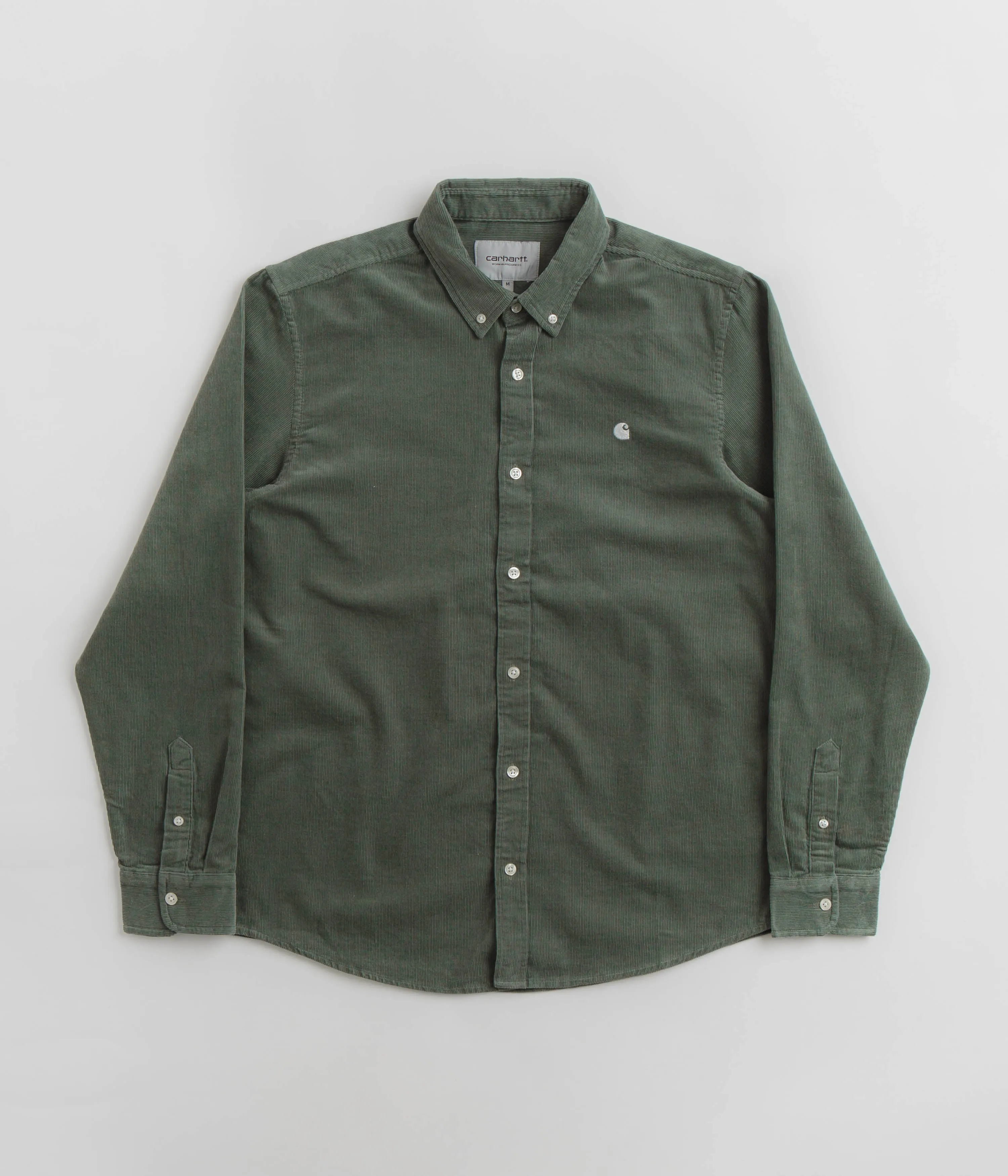 Carhartt Madison Fine Cord Shirt - Park / Wax