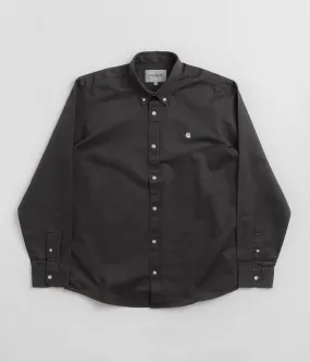 Carhartt Madison Shirt - Charcoal / White