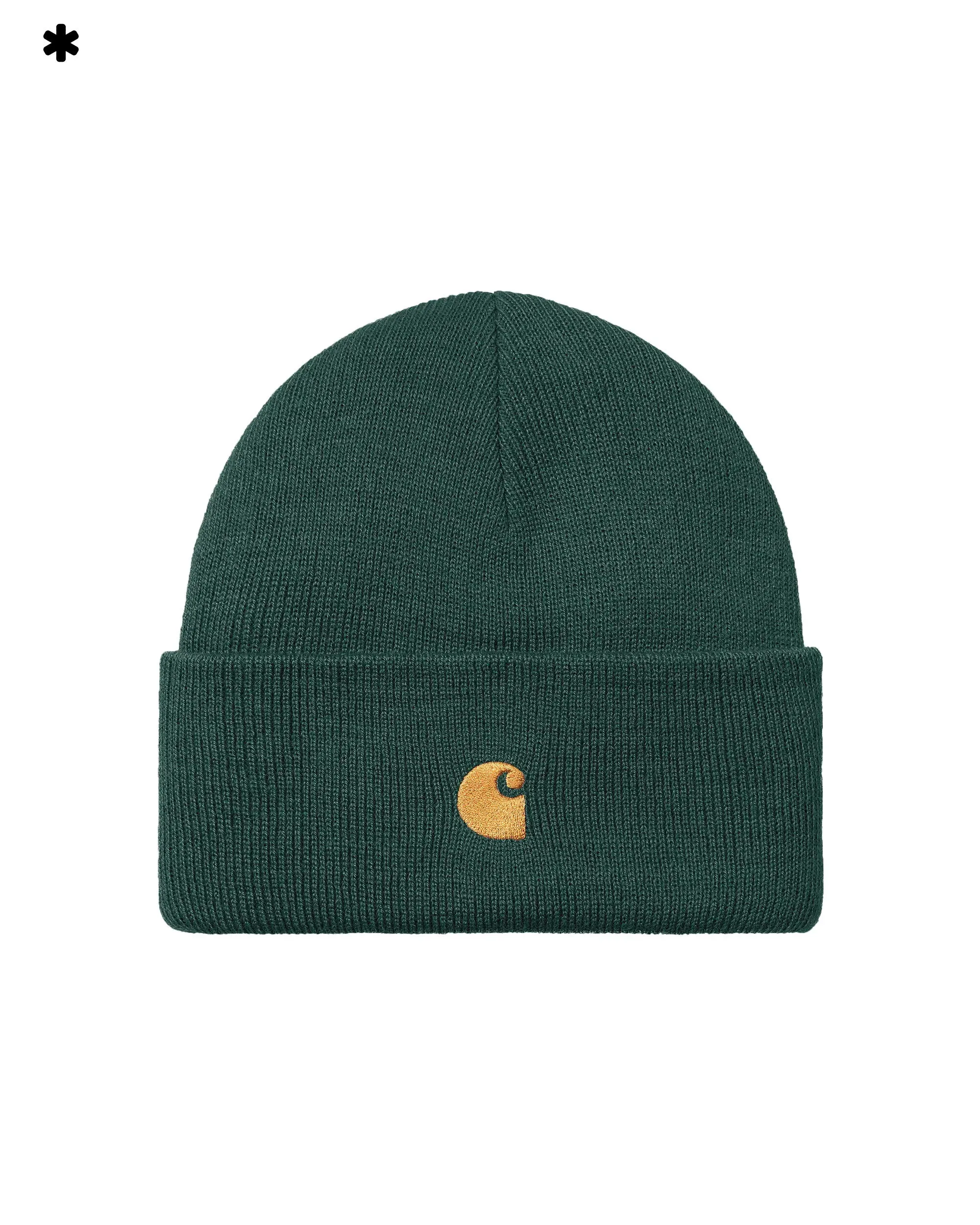 Carhartt Wip Chase Beanie Discovery Green Gold