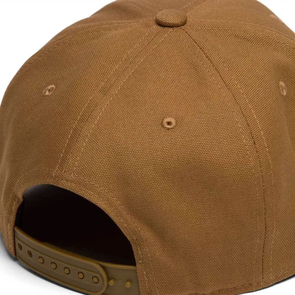 Carhartt WIP Logo Snapback Cap - Hamilton Brown