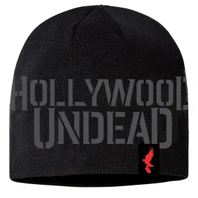 Dove & Grenade Logo Skelly Beanie (Black)