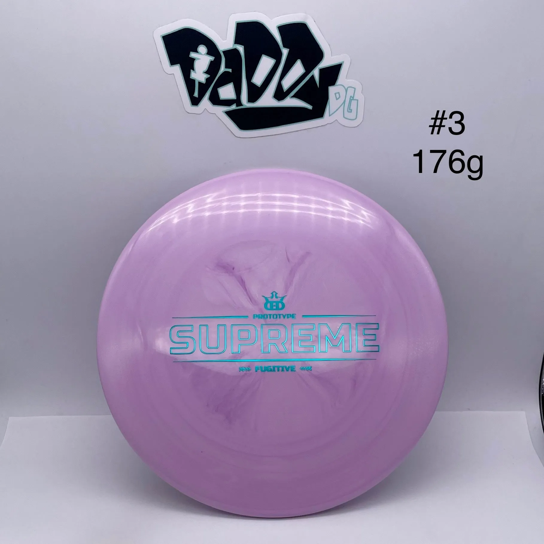 Dynamic Discs Supreme Fugitive Prototype Stamped Midrange