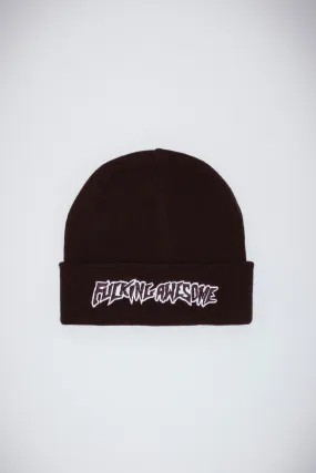 FA Stamp Cuff Beanie - Black