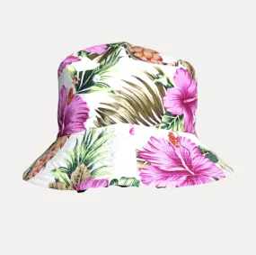 FLORAL FLOWER LEAF FISHERMAN'S BUCKET HAT