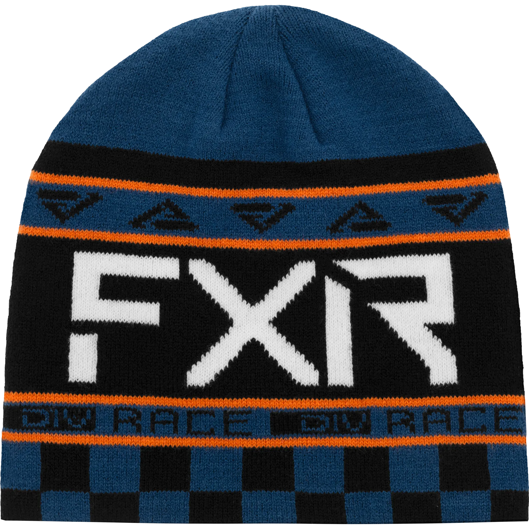 FXR Youth Race Division Beanie Dark Steel/Orange