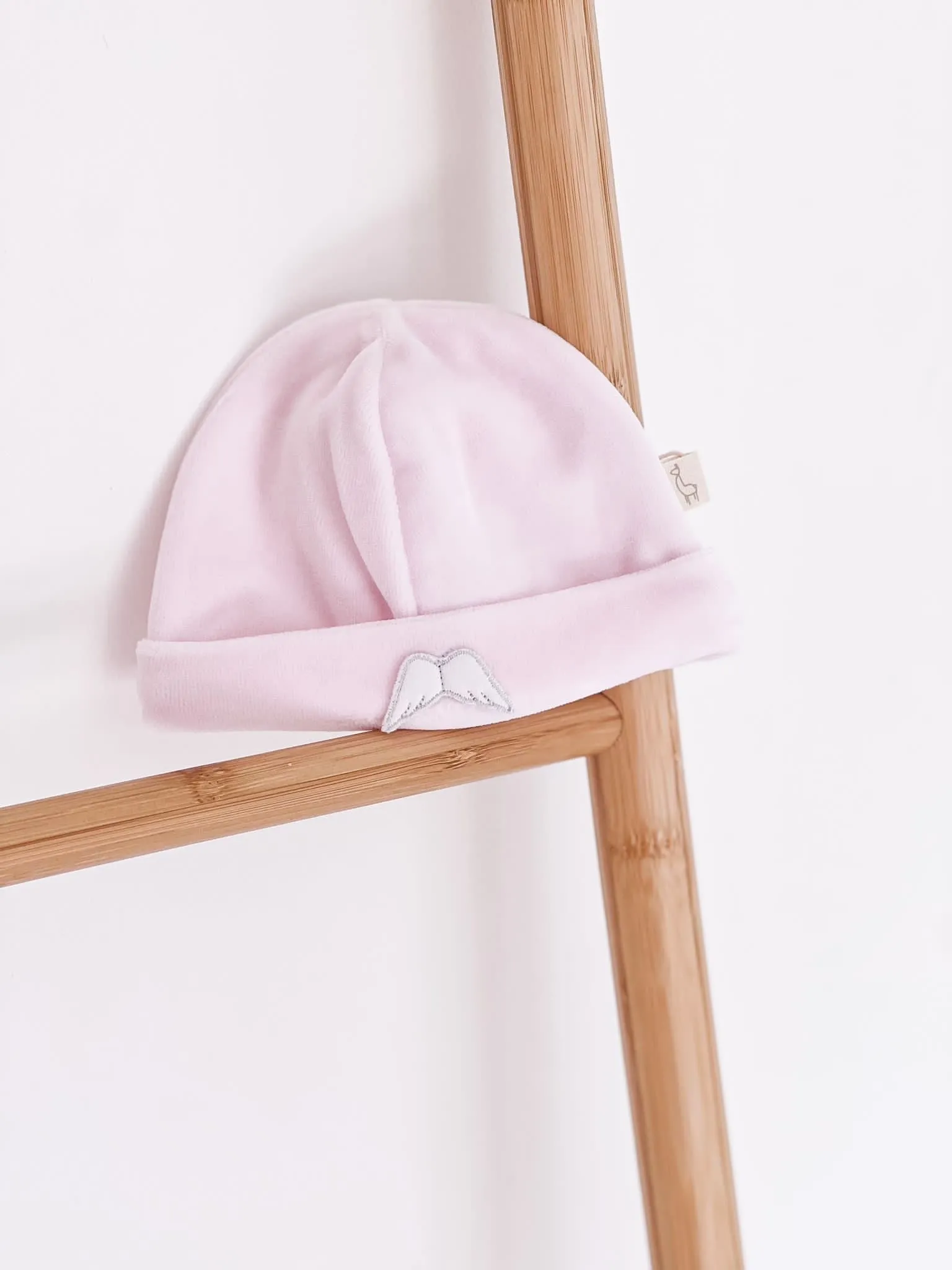 Girls BabyGi Pink Angel Wing Beanie Hat