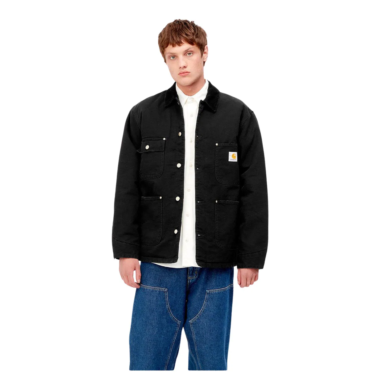 Giubbino Uomo Carhartt WIP OG Chore Coat Nero