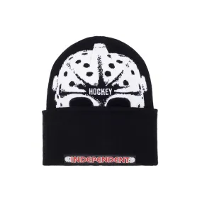 Hockey Hockski Mask Beanie Black/White