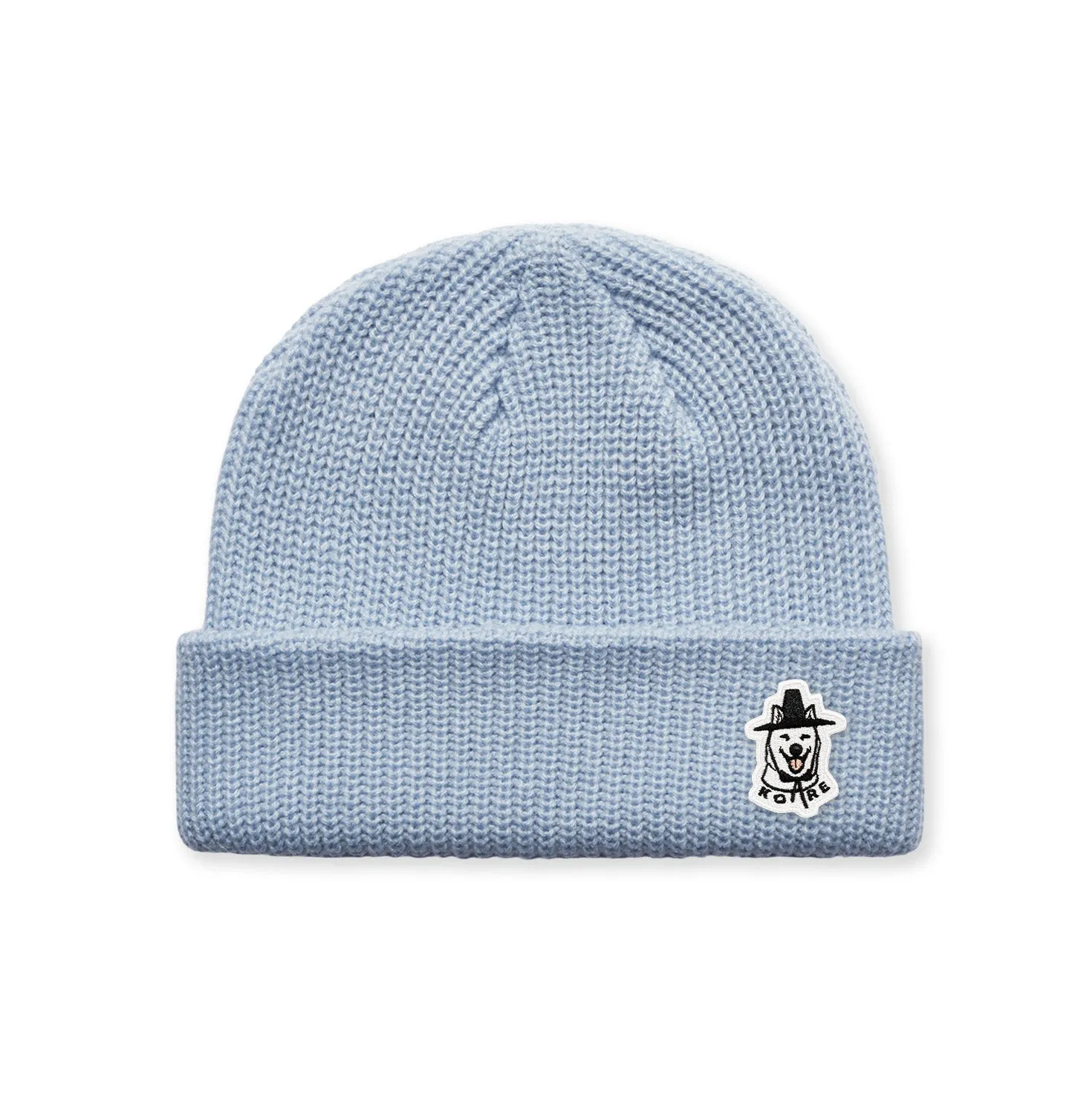 JOSEON JINDO JJ PATCH BEANIE (LIGHT BLUE)