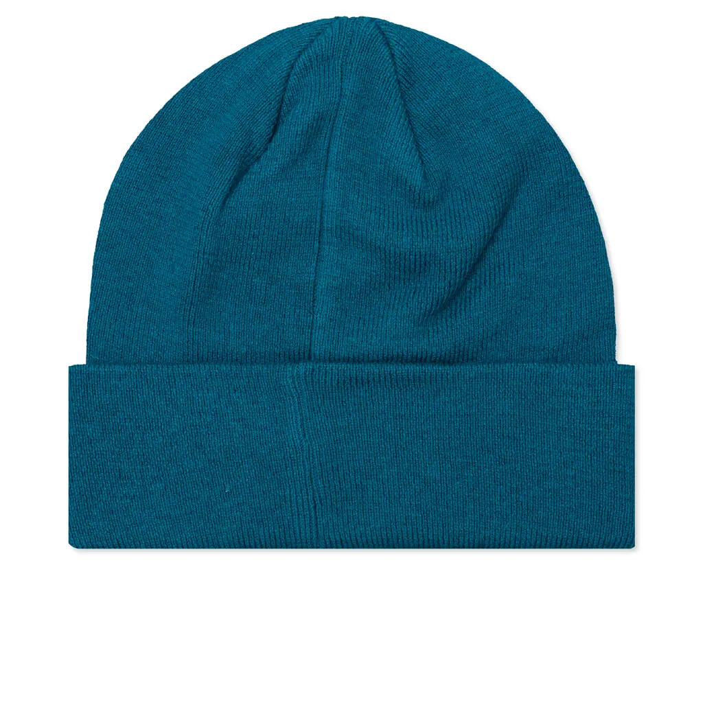 Logo Head Wool Beanie - Mallard Green