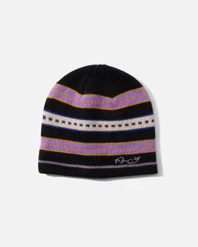 Lost Beanie - Black / Purple