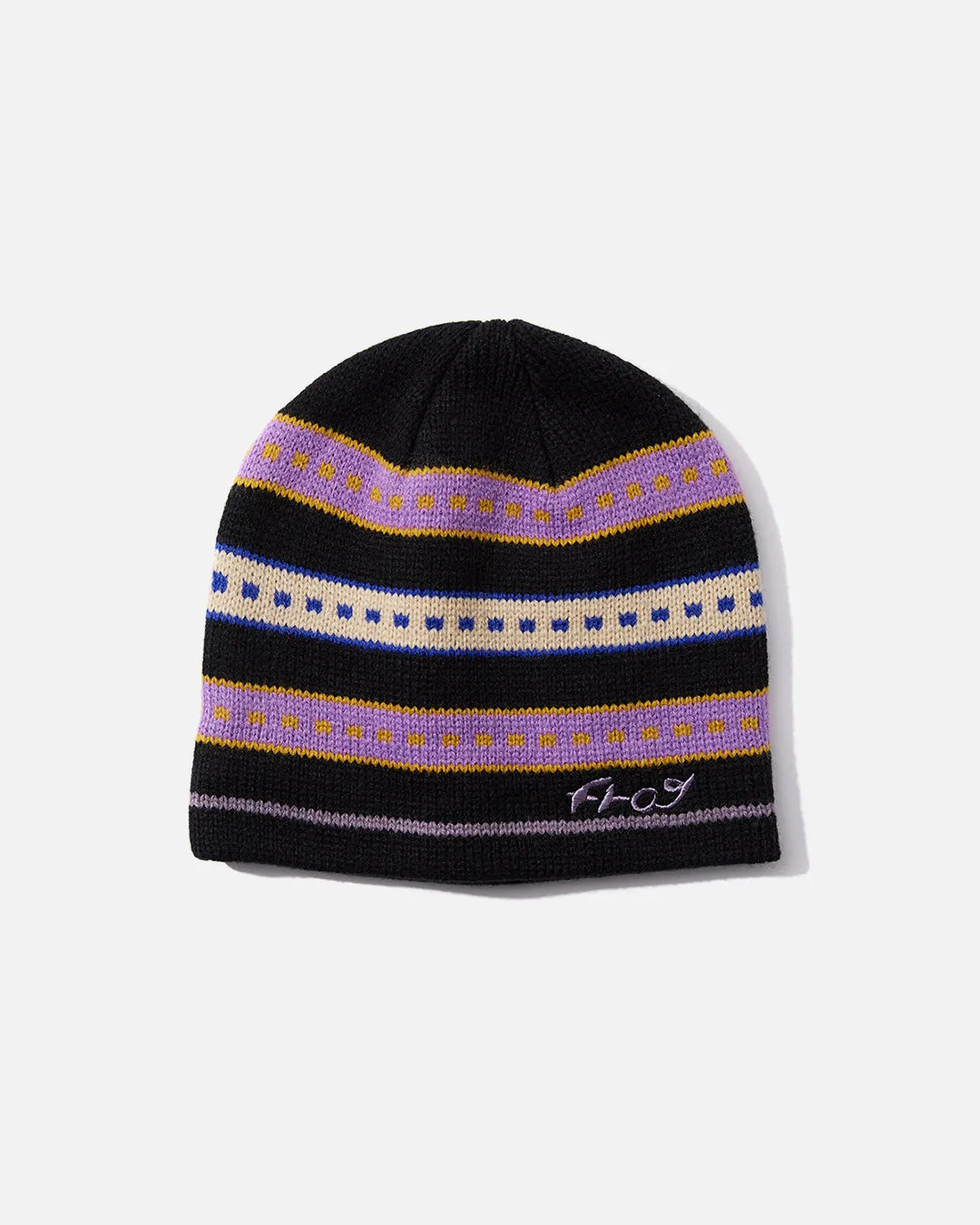 Lost Beanie - Black / Purple