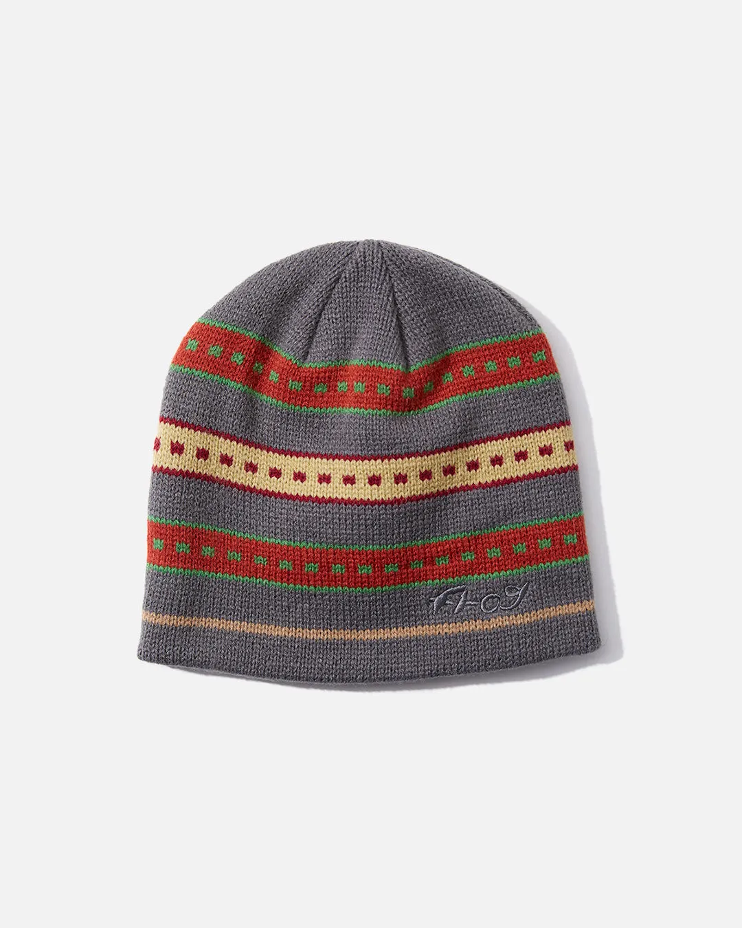 Lost Beanie - Grey / Orange