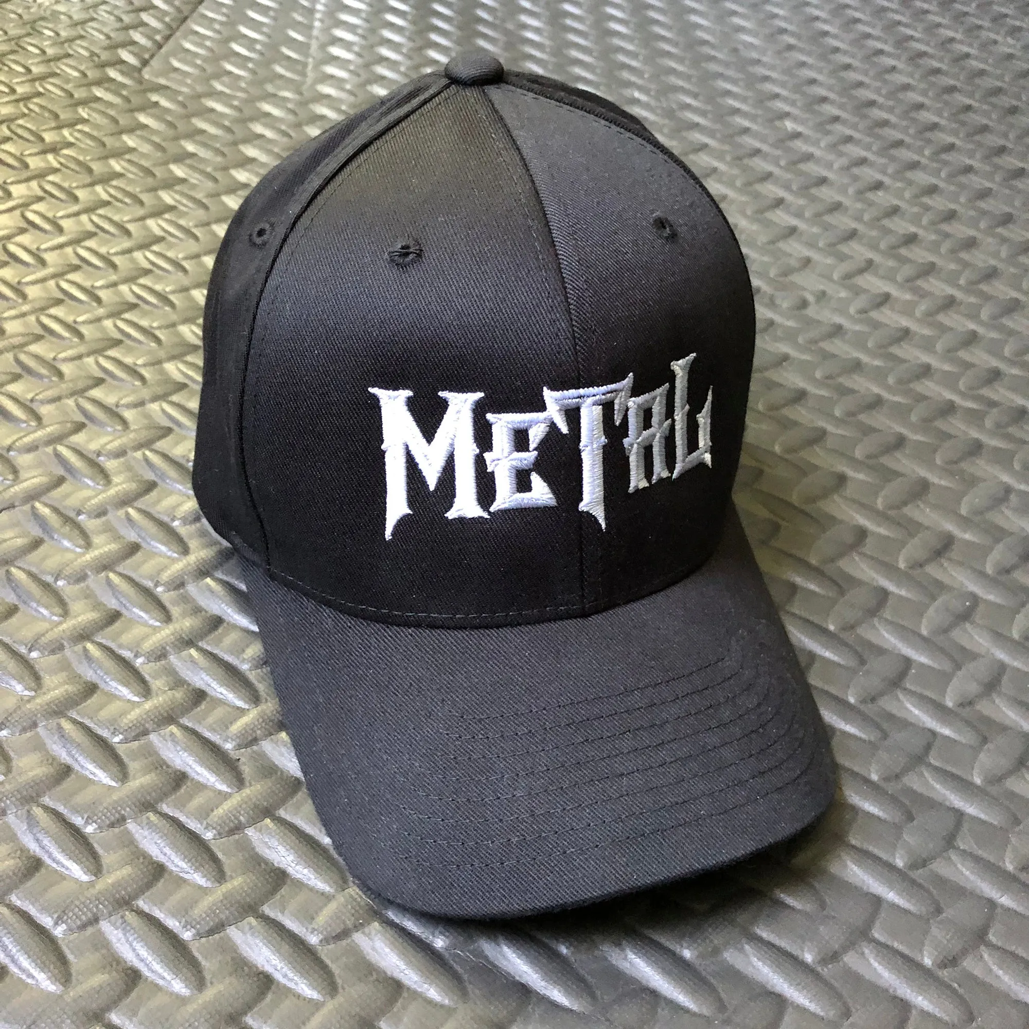 Metal Structured Twill Cap