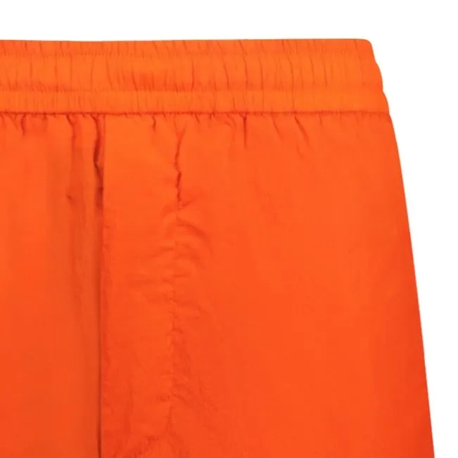 MONCLER Writing Logo Swim Shorts Orange