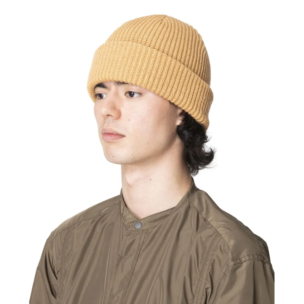 NONNATIVE DWELLER BEANIE A/W YARN-BEIGE