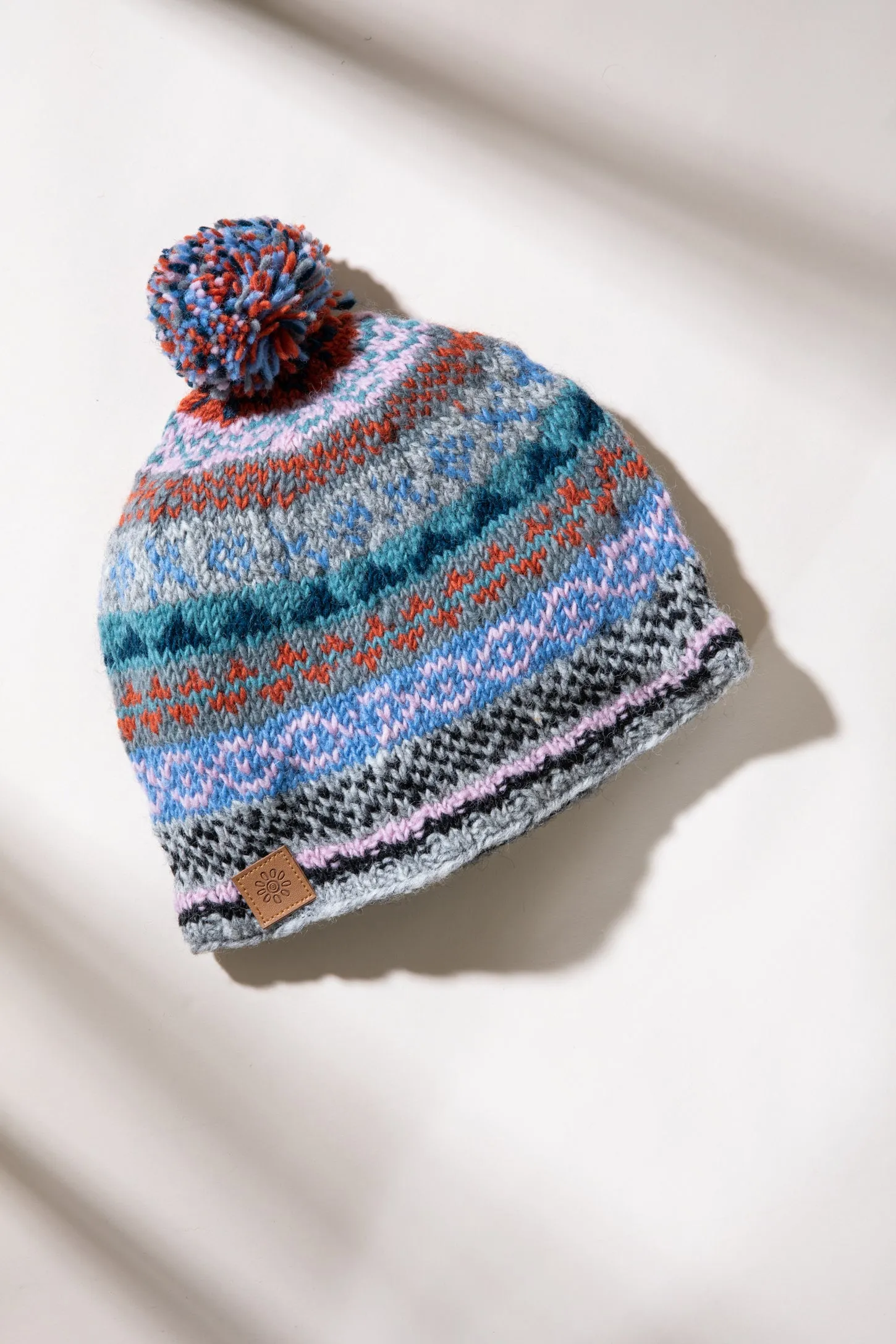 Nordic Wool Pom Pom Beanie