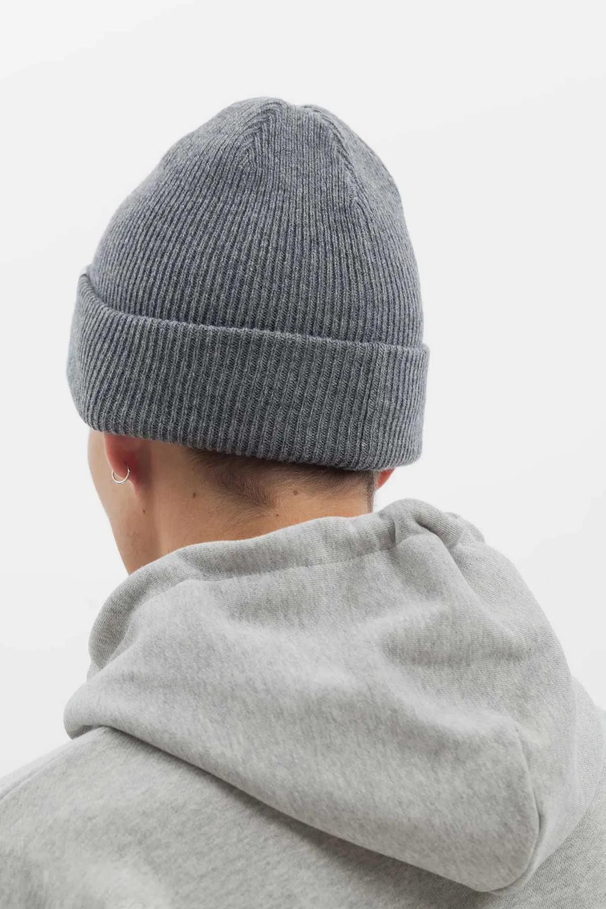 Norse Projects Norse Beanie in Grey Melange