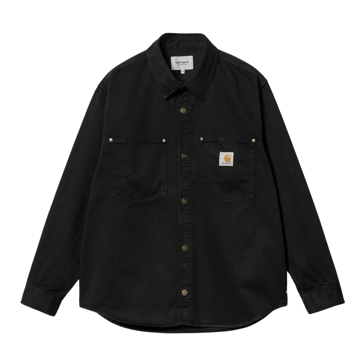 Overshirt Uomo Carhartt WIP Derby Shirt Jac Nero