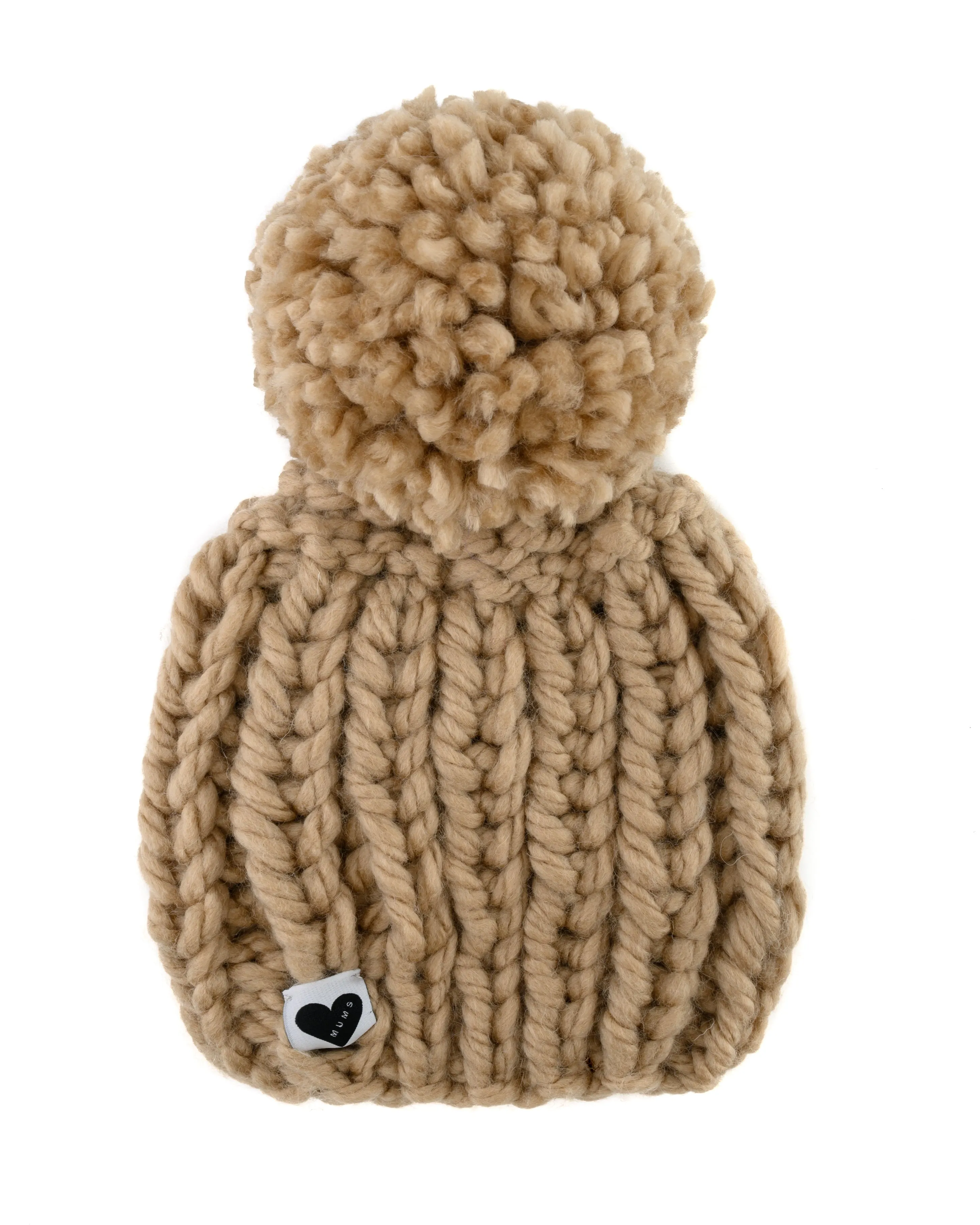 Ribbed PomPom Beanie