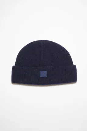 Small Ribbed Beanie Navy