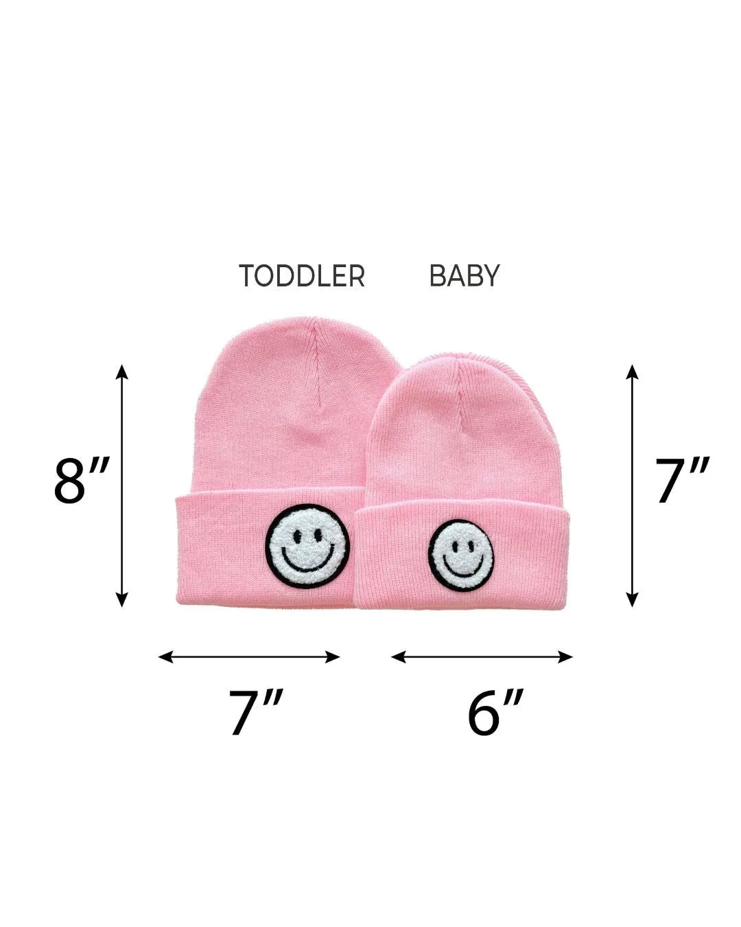 Smiley Beanie | Pink