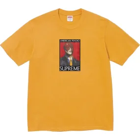 SUPREME AMERICAN PSYCHO TEE-MUSTARD