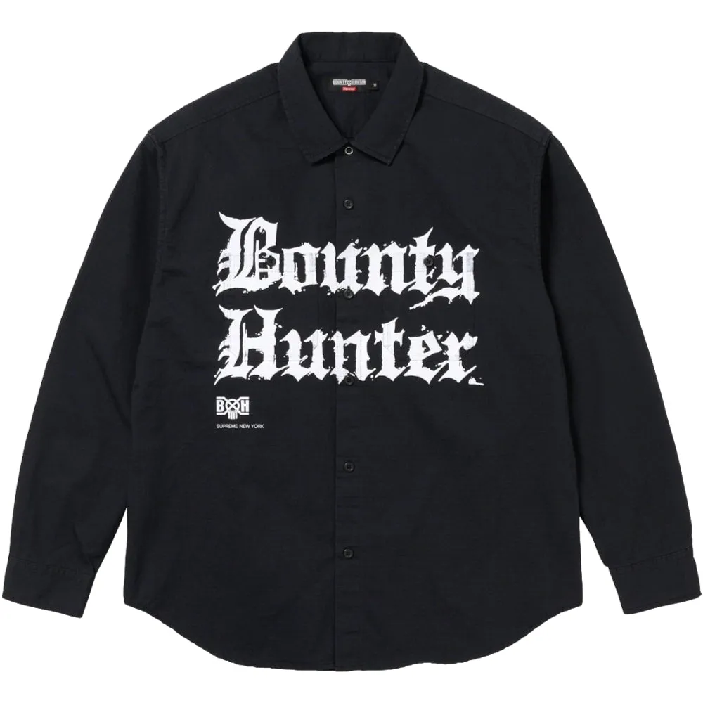 SUPREME BOUNTY HUNTER RIPSTOP SHIRT-BLACK