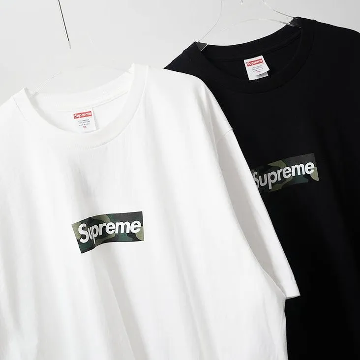 Supreme Camo Box Logo Tee Black