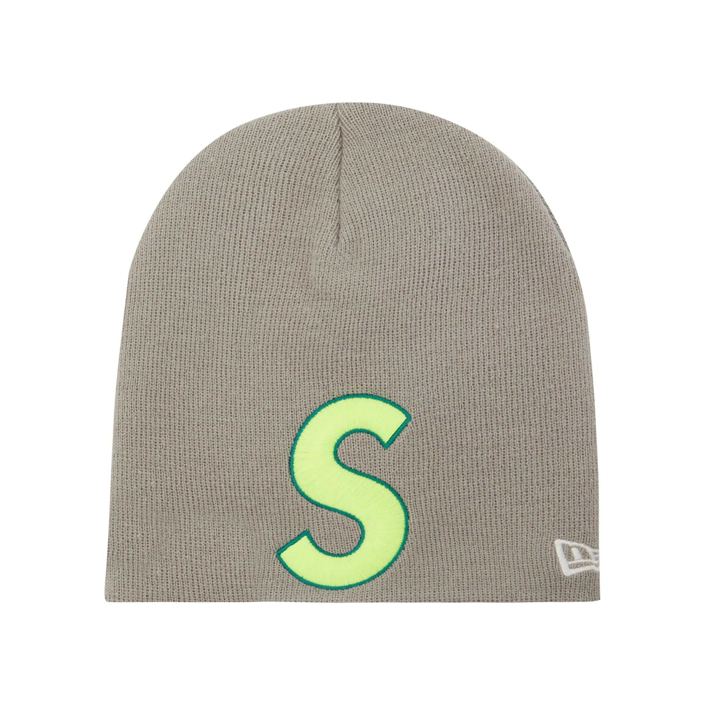 Supreme New Era S Logo Beanie (SS23) Grey