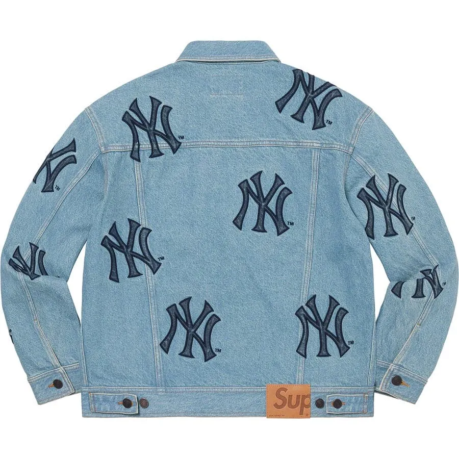 SUPREME NEW YORK YANKEES DENIM TR-BLUE