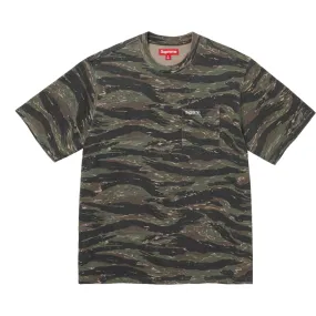 SUPREME S/S POCKET TEE-TIGER CAMO