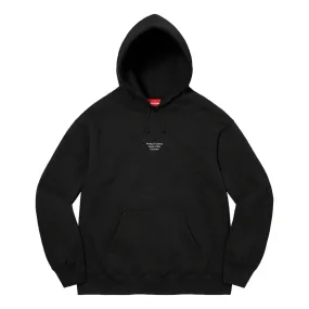 SUPREME WORLD FAMOUS MICRO HOODED SWEATSHIRT-BLACK