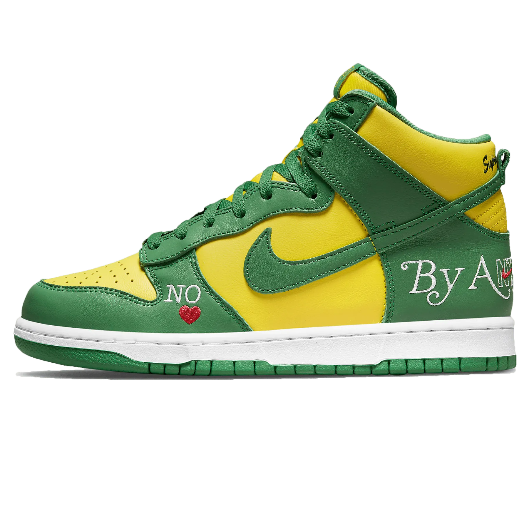 Supreme x Nike Dunk High SB 'By Any Means - Brazil'