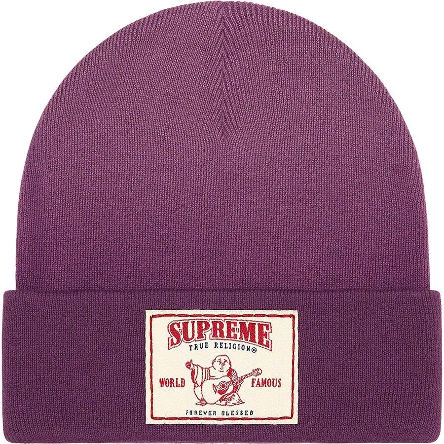 Supreme/True Religion Beanie (Purple)